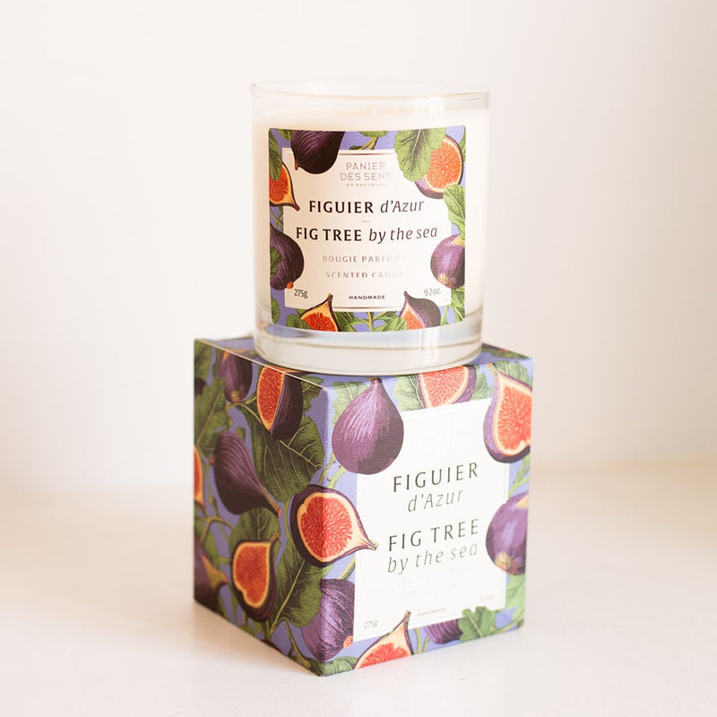 Scented candle vegetable wax - Fig tree by the sea