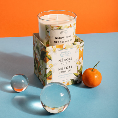 Scented candle vegetable wax - Neroli Sunrise