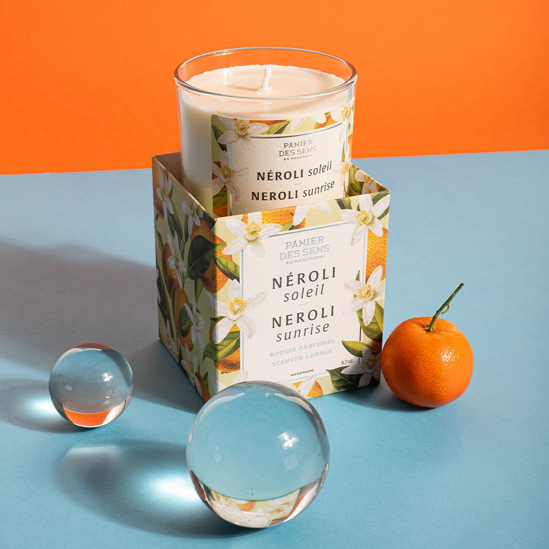 Scented candle vegetable wax - Neroli Sunrise