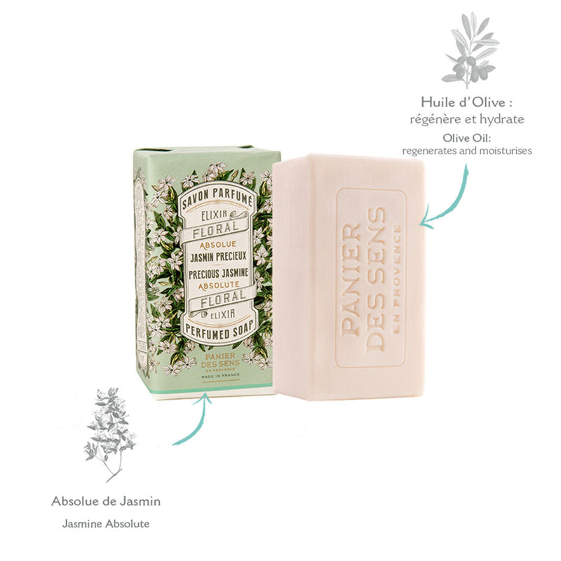 Perfumed solid soap - Precious Jasmine